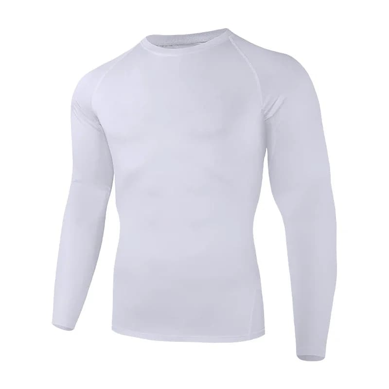 Abbigliamento sportivo da uomo attillato da basket a maniche lunghe, ad asciugatura rapida, traspirante, da corsa, fitness e modellatura del corpo