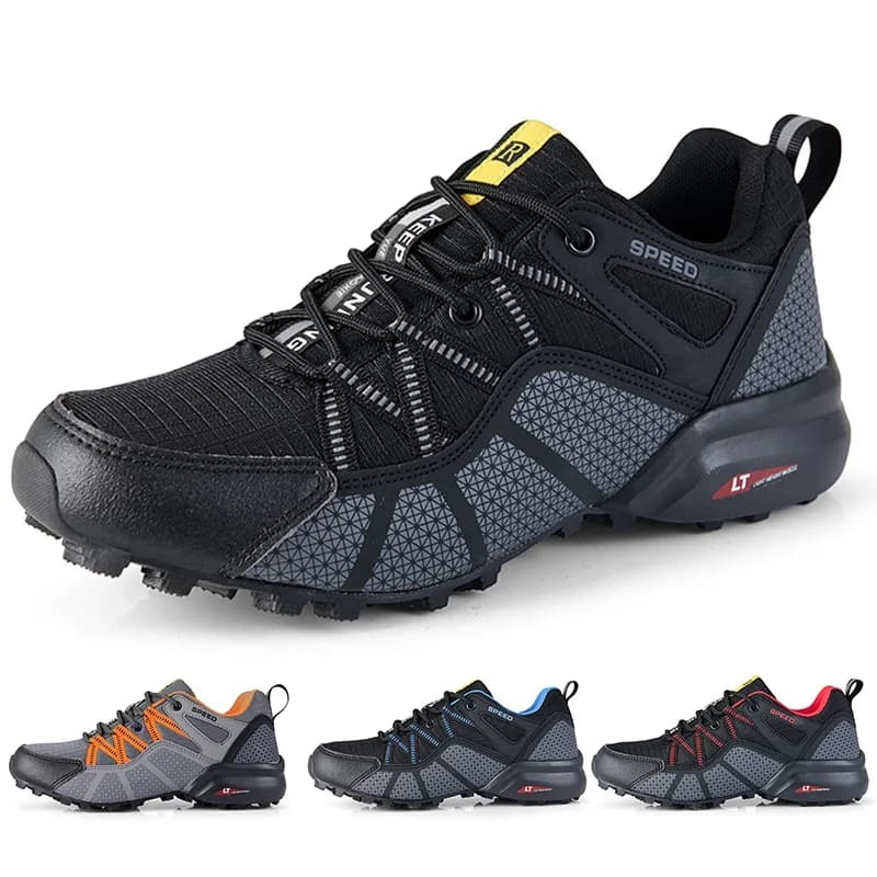 Scarpe da ciclismo Scarpe da uomo Scarpe sportive da bicicletta senza serratura Scarpe da montagna all'aperto fuoristrada leggere antiscivolo resistenti all'usura39-47