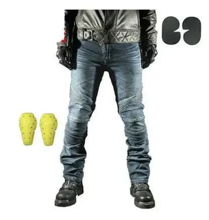 Pantaloni Moto Moto Jeans Moto Jeans uomo pantaloni Motocross Moto equitazione Jeans pantaloni morbidi e Casual Inset Gear Wear