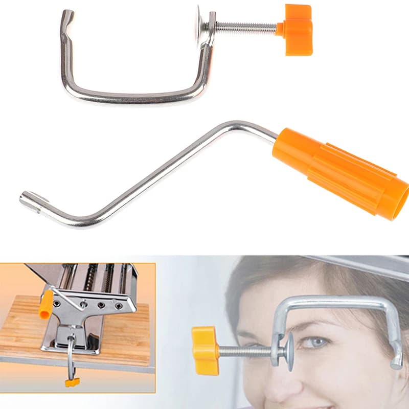 Parti di utensili in metallo accessori portatili maniglia durevole supporto per macchina per Pasta sostituzione casa fissaggio Noodle Maker Clip cucina
