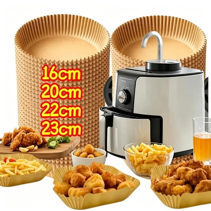 Air Fryer Disposable Paper Liner for Cooking Baking Nonstick Parchment Baking Oven Paper Kitchen Accessories Food Waxed Paper
