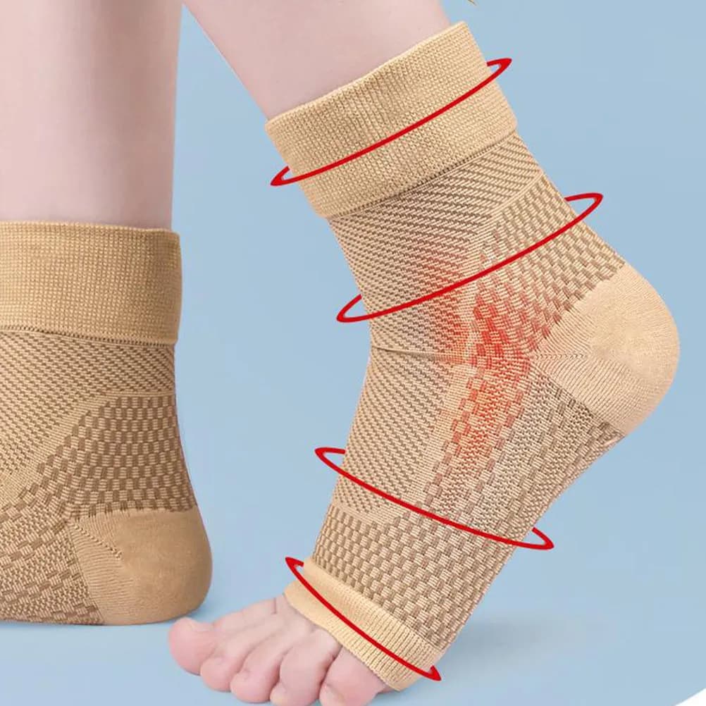 1 Paio di Calze a Compressione per Caviglia, Supporto Ortopedico per Donne, Fascite Plantare, Esercizio Sportivo, Supporto per Piede e Caviglia
