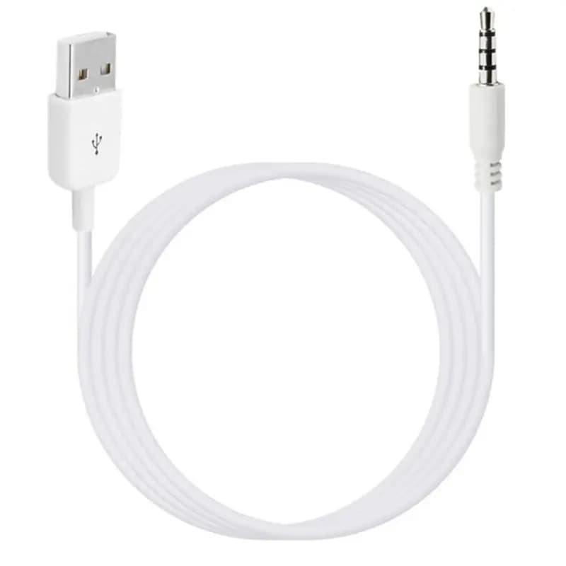 Cavo di ricarica USB a DC3.5mm per bicicletta, auricolari Bluetooth, ricarica MP3, altoparlante per telefono in auto e inserimento schede
