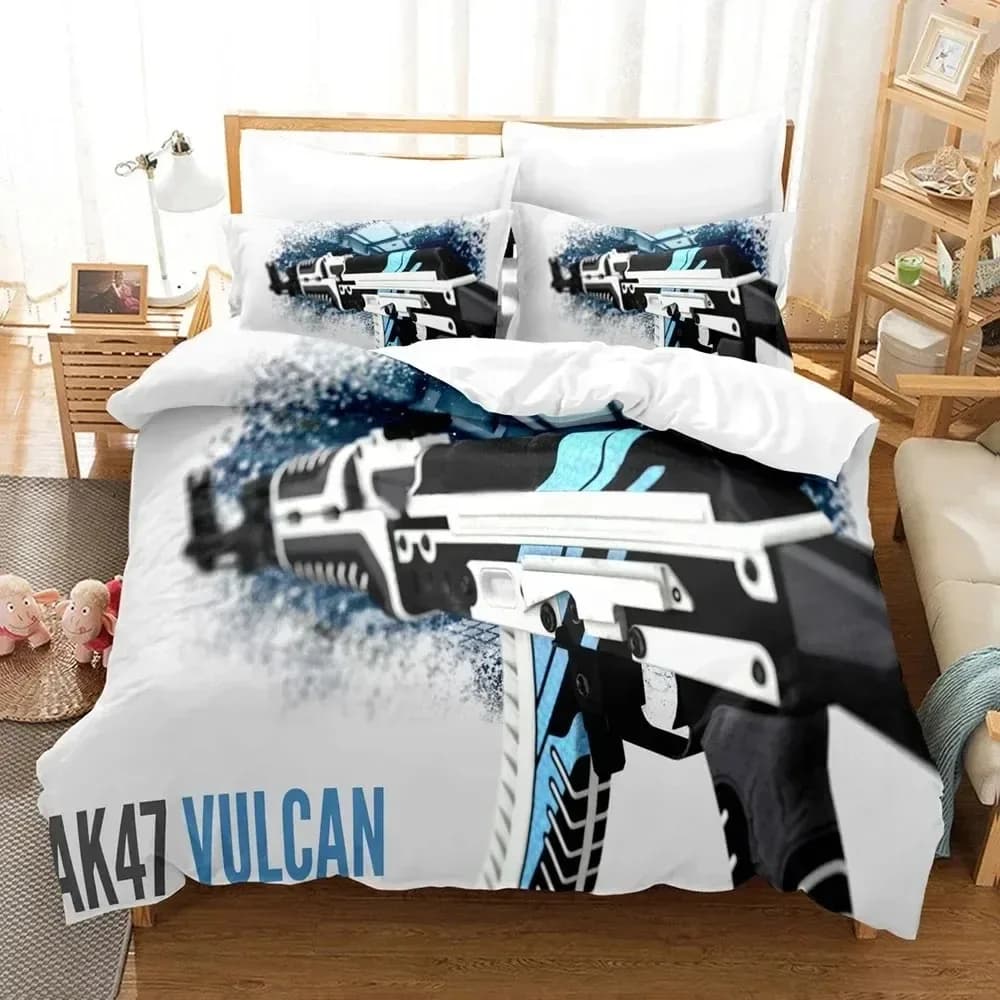 Shooting Game Csgo 3D NEW Duvet Cover Pillowcase Bedding Set Adult Boy Girl Bedroom Decoration Children Single Double Large