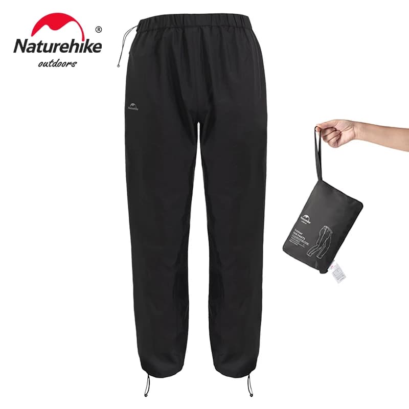 Naturehike Rain Pants Windproof Man Camping Outdoor Hiking Mountaineering Travel Fishing Pants Breathable Waterproof