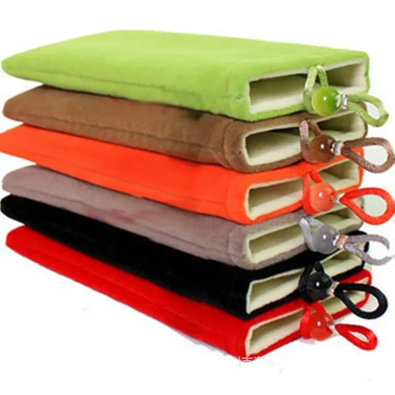 1pc borsa in flanella per carte per cellulare organizzatore custodia protettiva per banca di potere supporto per cavi accessori per la conservazione della banca di potere