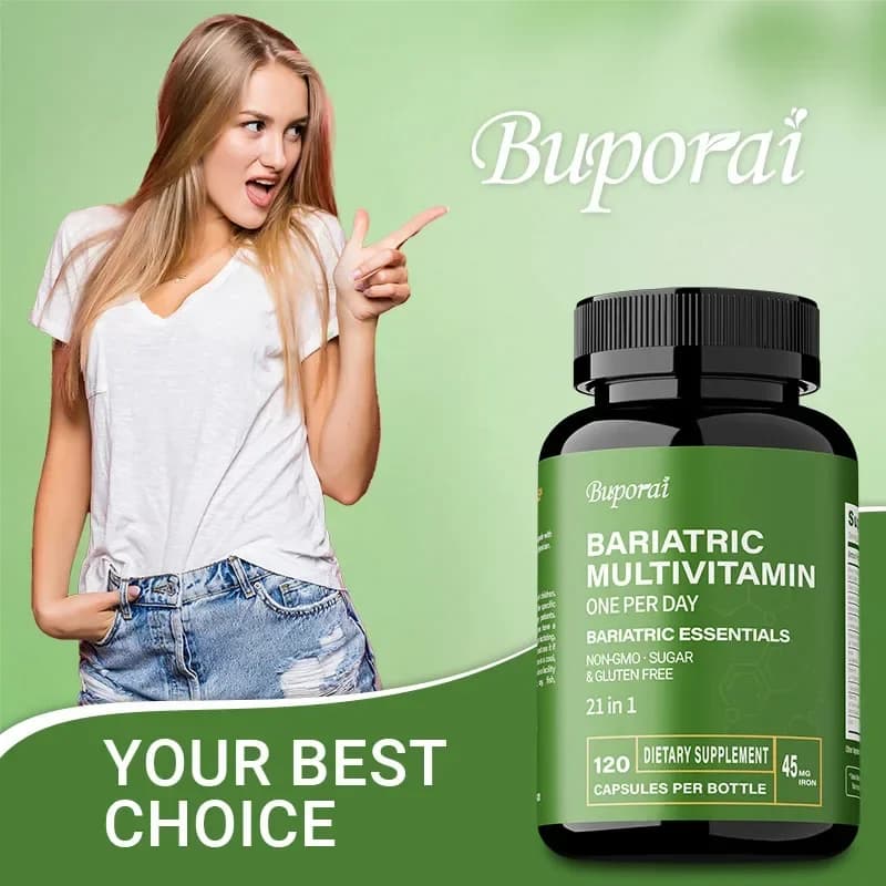 Bariatrico Multivitamin Integrator - Contains 21 Vitamins and Minerals, for Post-Perdient Energy Support and Iron Level Support