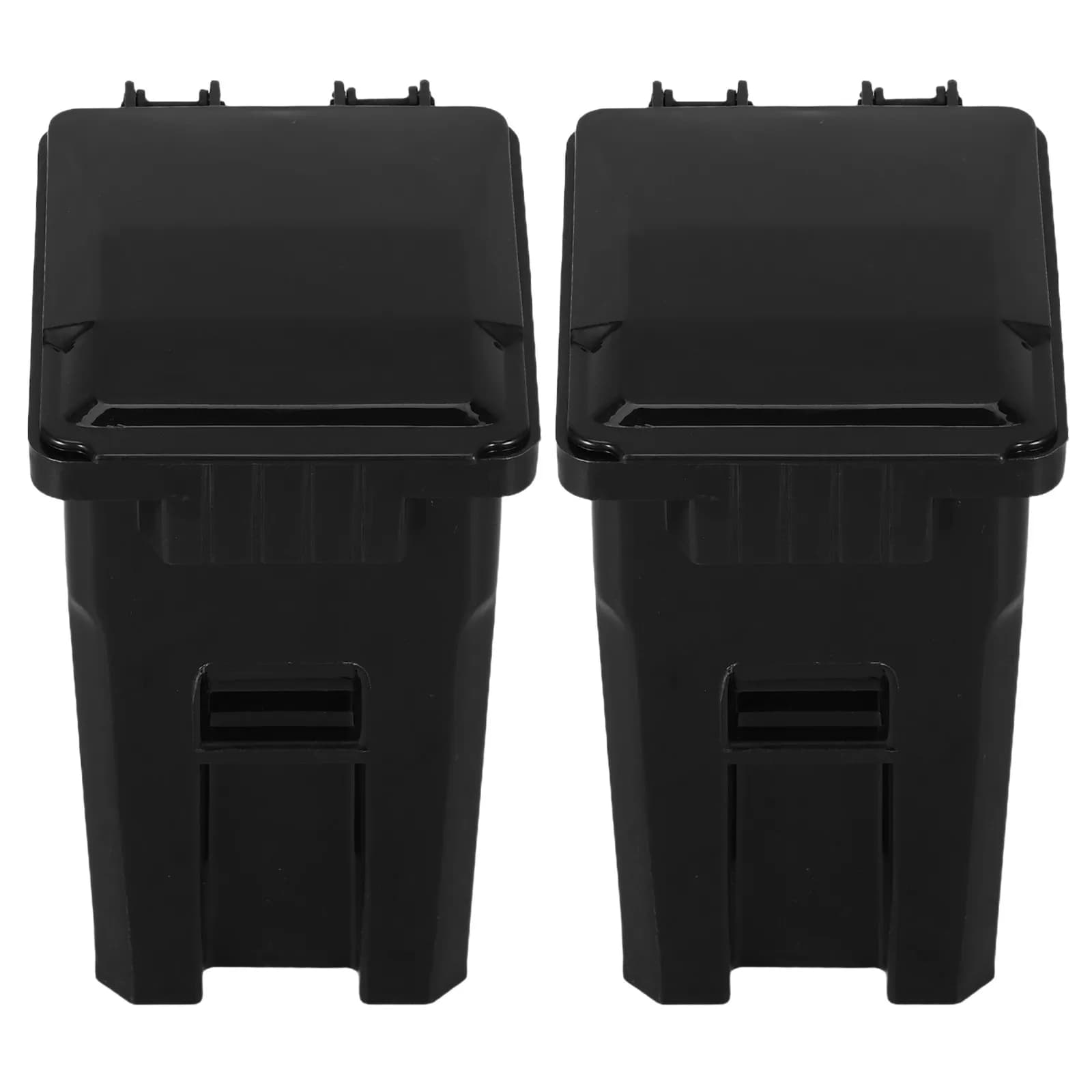 2 mini pattumiere da scrivania, contenitori per rifiuti, portapenne, bidoni per la raccolta differenziata, portamatite, secchielli per la spazzatura da cucina