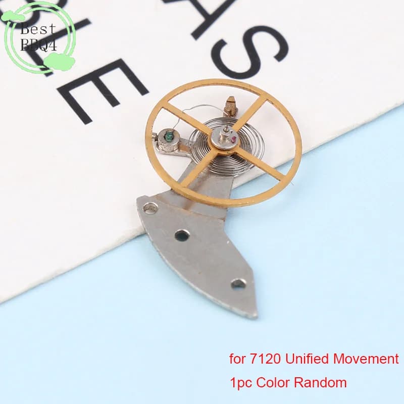 (BBQ4)For Old Shanghai 7120 Unified Movement Full Pendulum Balance Wheel Assembly Unified SZ1 Unified SS7 Watch Disassembly Part