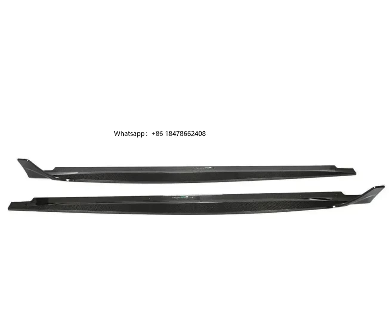 Minigonne laterali in fibra di carbonio stile ED - S5 A5 per