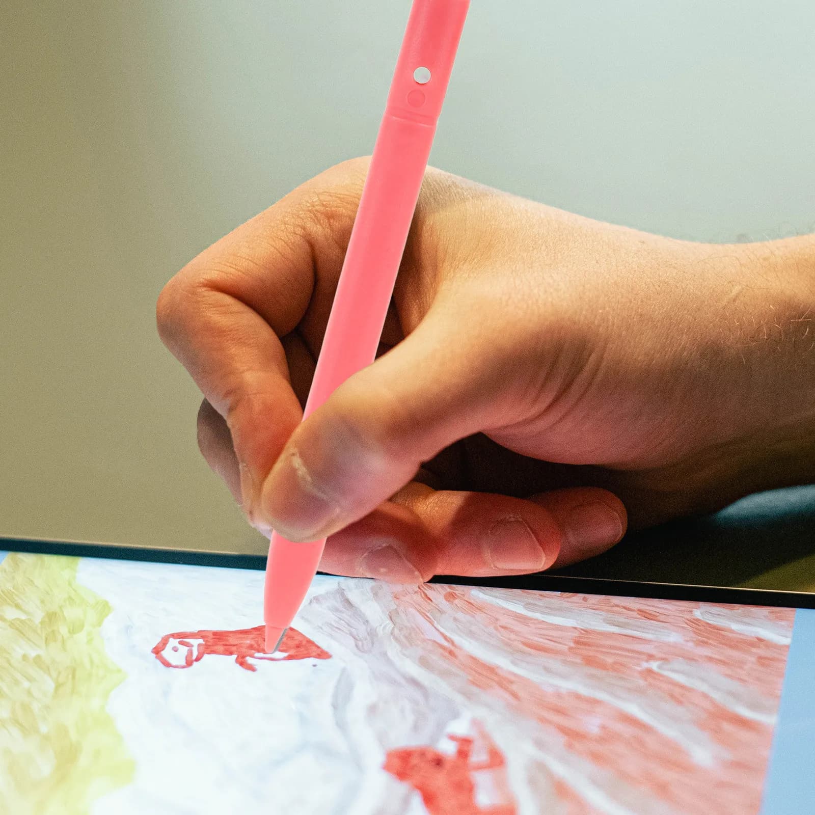 6 Pezzi Penna Stilo di Ricambio per Tablet LCD, Penna Elettronica in Plastica per Disegno, Stilo Digitale Universale per Bambini per la Scrittura