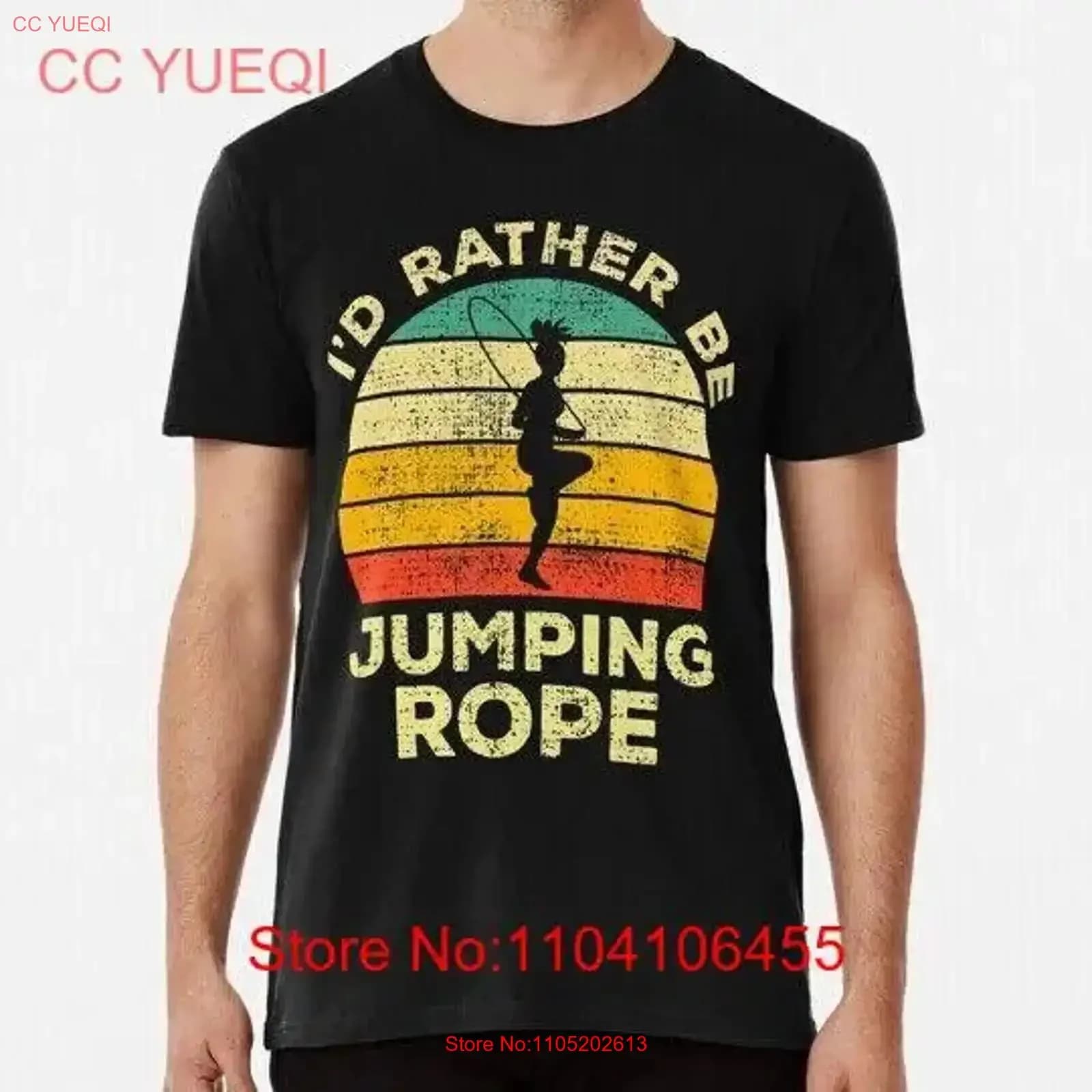 I d Rather Be Jumping Rope Vintage For Jumpers S to 5XL Made in USA T Shirt vintage Washed Breathable Stylish Stretched Casual