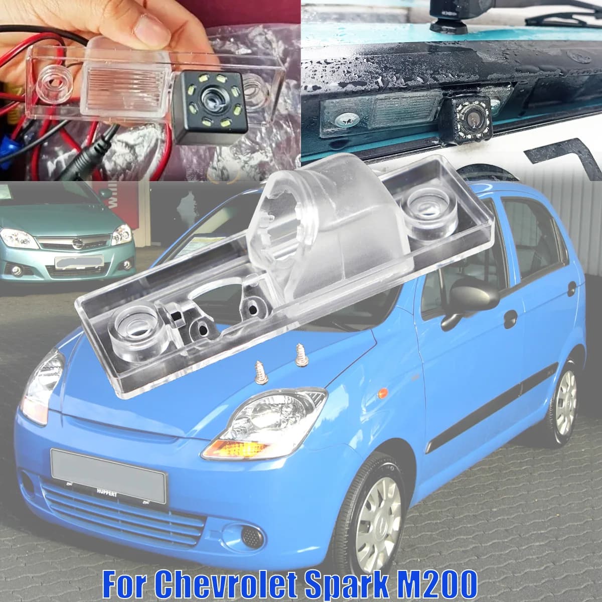 Per Holden Barina Spark Ravon R Daewoo Creative Pontiac Matiz 2005-2018 Aveo T 250 Auto Telecamera posteriore Staffa Custodia Piastra di Copertura
