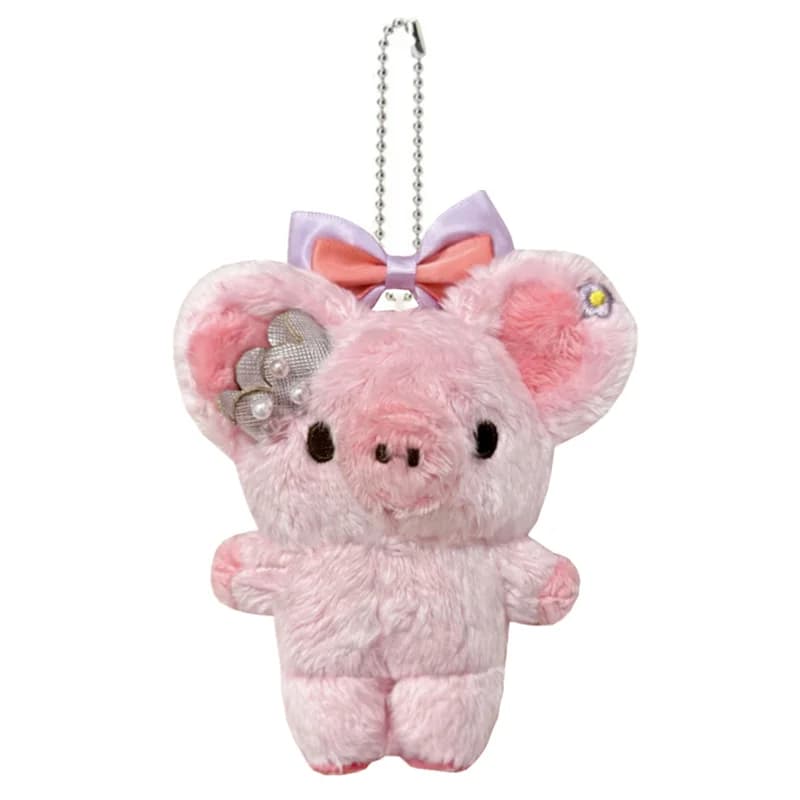 Portachiavi Peluche Maialino Kawaii, Ciondolo Mascotte Carino per Borsa, Piccolo Regalo