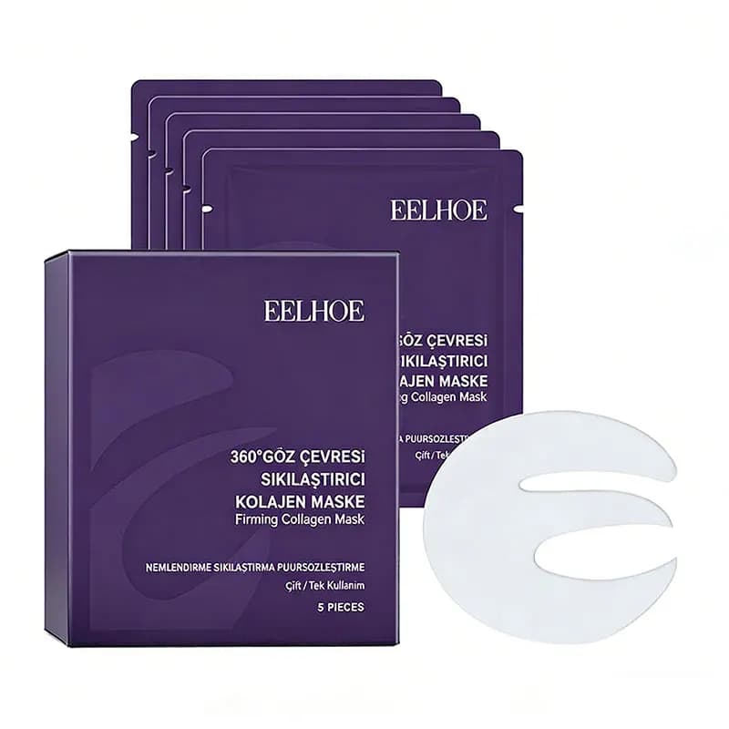 Eye Patch with Collagen, Eye Patch for Inflated Eyes and Eyelets, Eye Mask for Lighting Effect, Relieves Skin Imperfections