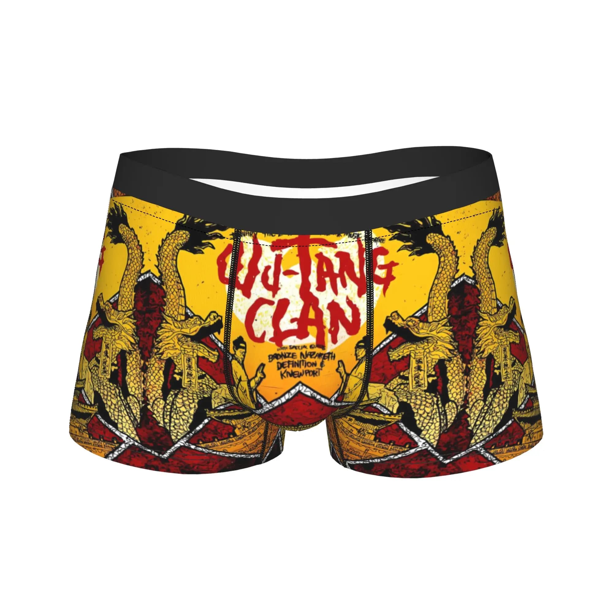 Annees 90 Bee Wu Clan T-tangs Underwear Printing Trunk Trenky Mutandine da uomo Elastic Boxer Brief Regalo di compleanno