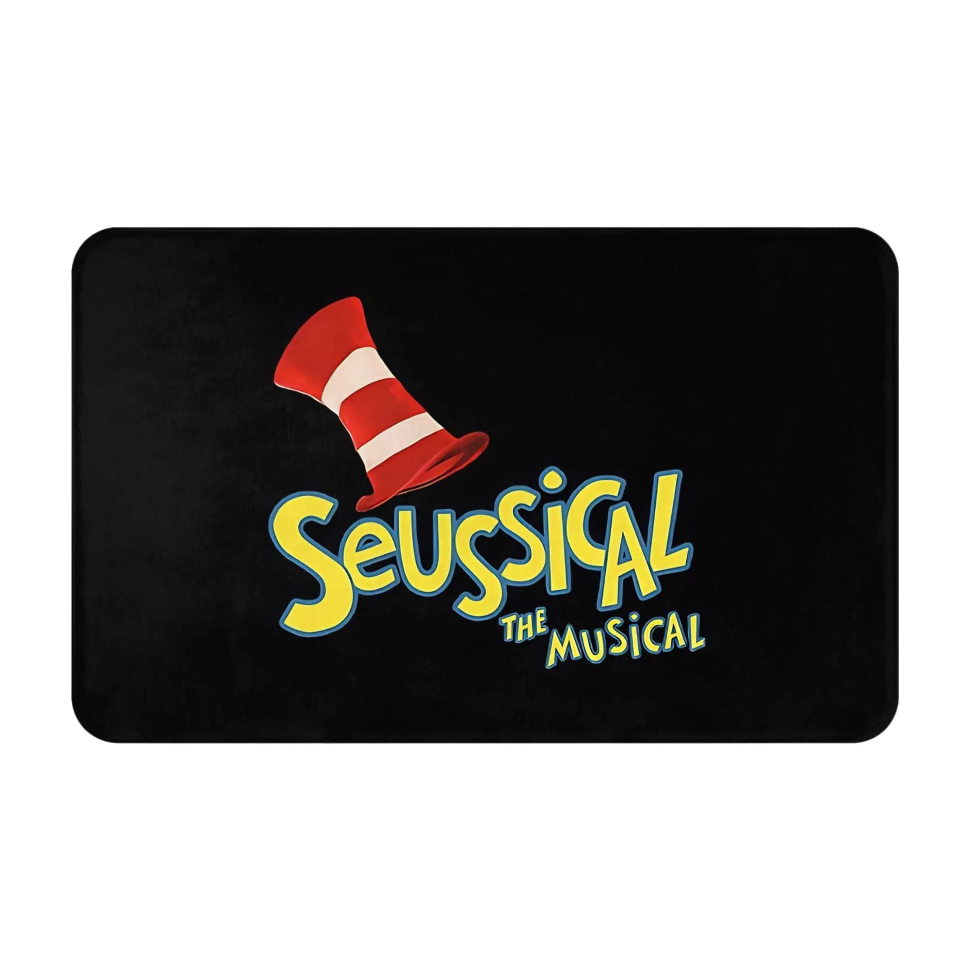 Tappeto da bagno decorativo musicalizzato Seussical, zerbino Dr. Seuss Thing, tappeto da soggiorno, tappeto per porta d'ingresso, decorazione per la casa