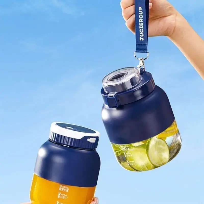 J1HF Portable Blenders for Shakes and 500ml Travel Cup 2 Lid Rechargeable