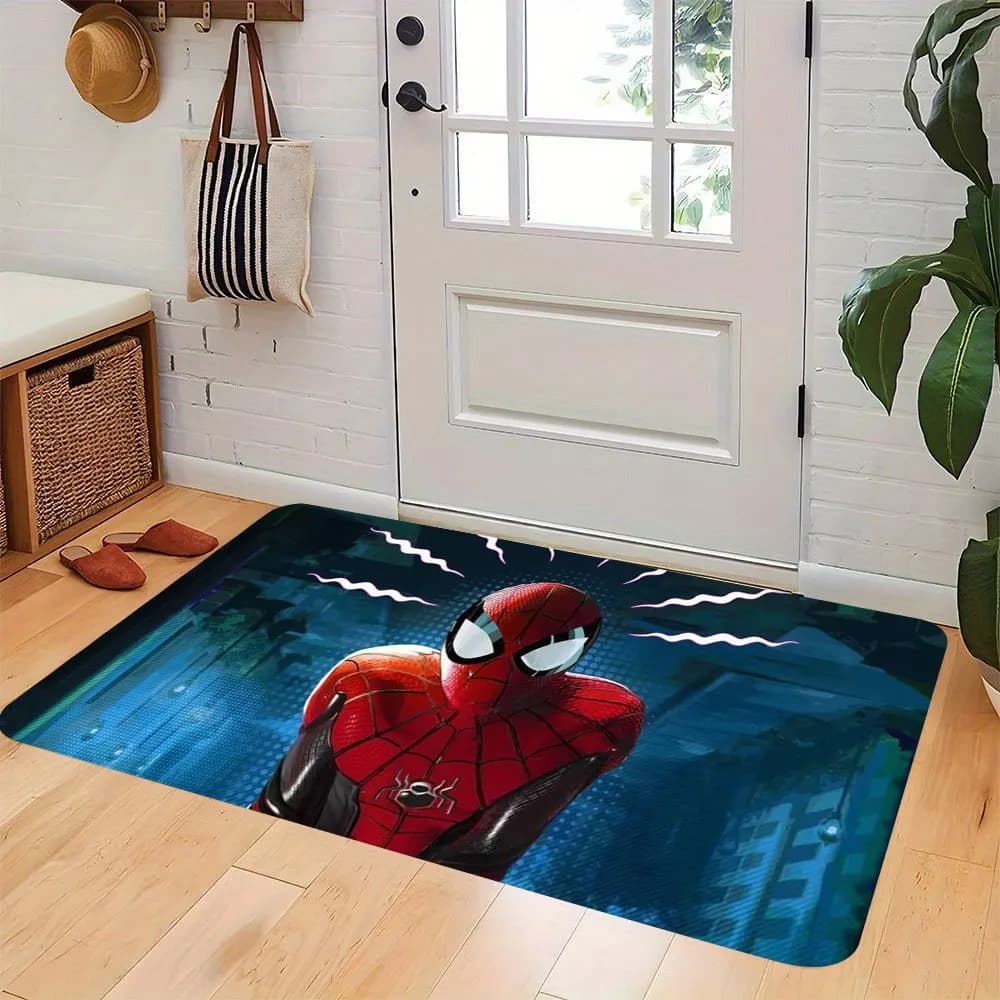 1 tappetino Marvel Spider for Man per ingresso/soggiorno/camera da letto, tappetino a tema supereroe, regalo ideale per i fan di Marvel, Ho