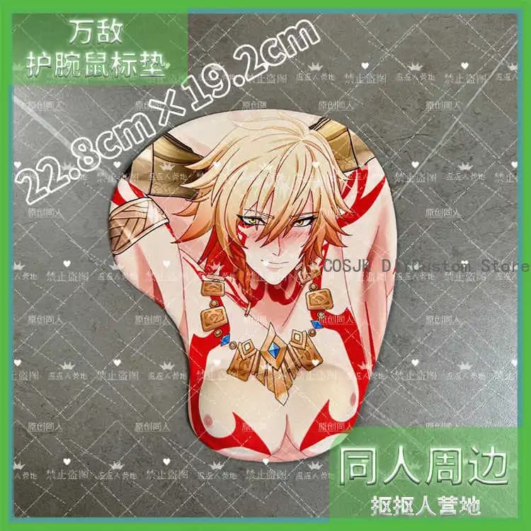 NUOVO Anime Honkai: Star Rail Mydei Tappetino da gioco Cosplay Morbido gel di silice Tappetino per mouse Poggiapolsi Tastiera Cosplay Tappetino da gioco per desktop Regalo
