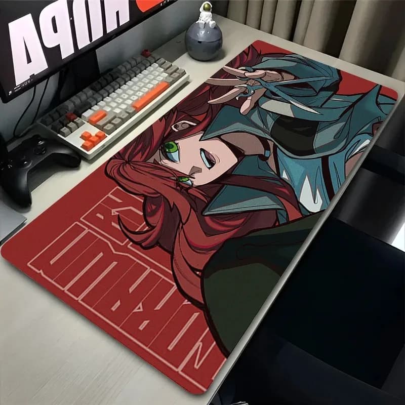 Tappetino per mouse Accessori da gioco Computer Gachiakuta Simpatico tappetino per tastiera Gamer Progettato specifico per giochi di e-sport Tappetino per mouse anime