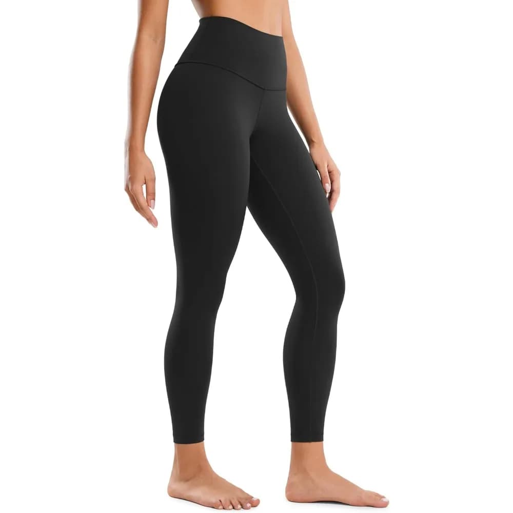 Leggings a Vita Alta Morbidissimi per Donna 25" - Pantaloni Yoga Anti-Squat con Controllo Pancia e Tasche per Allenamento