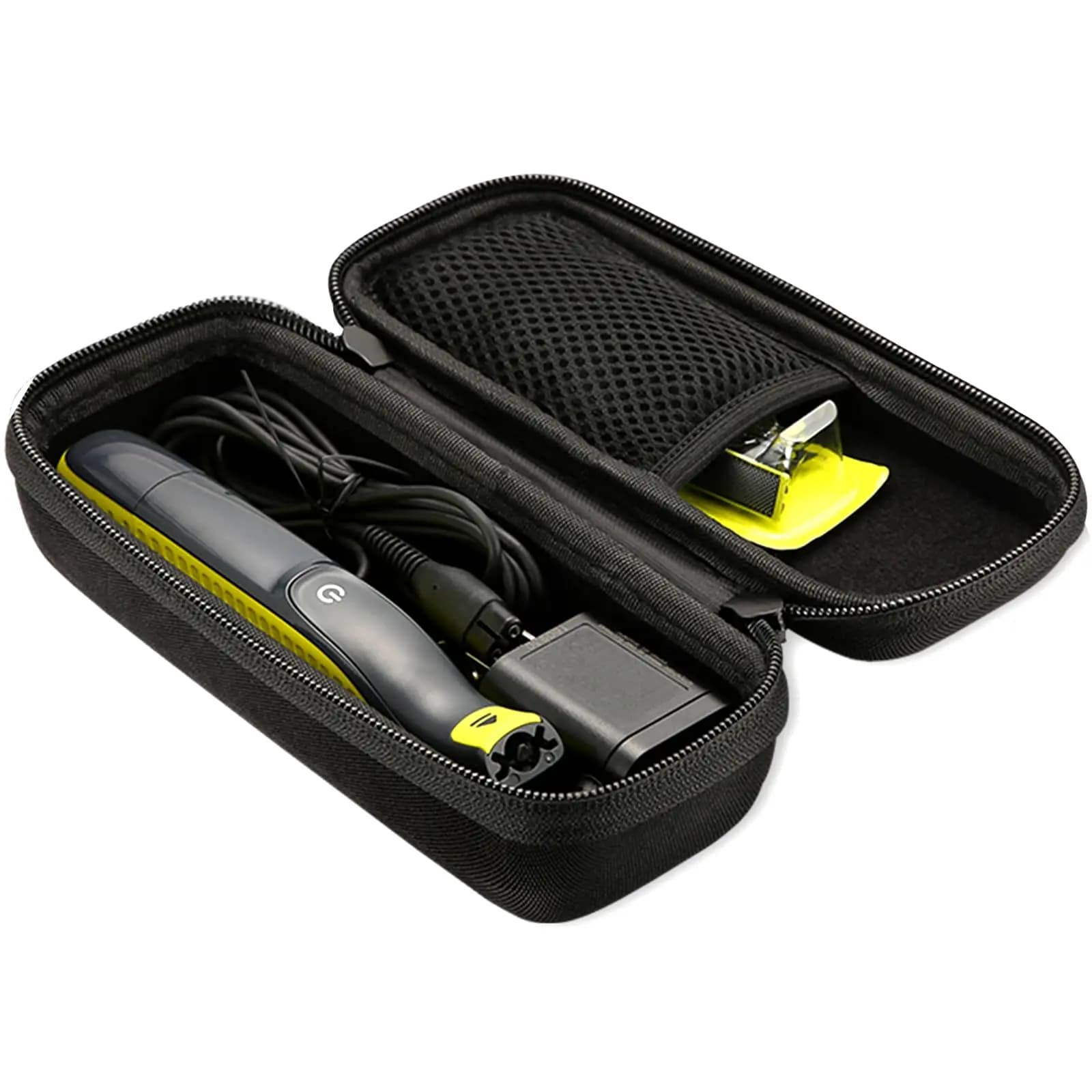 Custodia rigida per trimmer e rasoio elettrico, borsa da trasporto per organizer da viaggio per QP2520 QP2530 QP2620 QP2630 -Nero