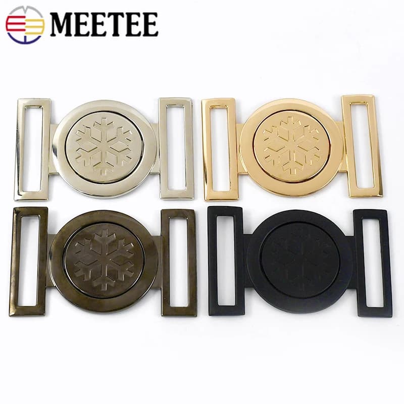 2/3/4/5 Pezzi Fibbie Metalliche da 40mm per Borse, Cinture, Giacche, Ganci Decorativi a Scatto, Bottoni, Accessori Fai-da-te