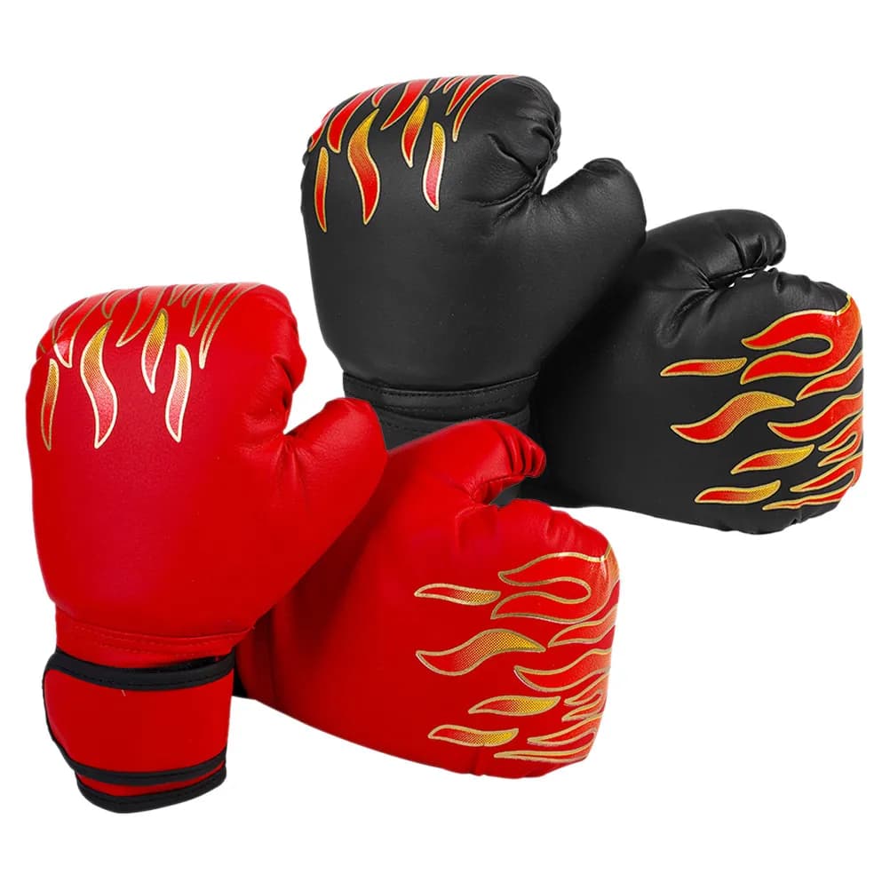 2 Paia di Guantoni da Boxe con Ampia Protezione per il Polso, Ideali per Allenamento, Sacco da Boxe e Pratica di Kickboxing