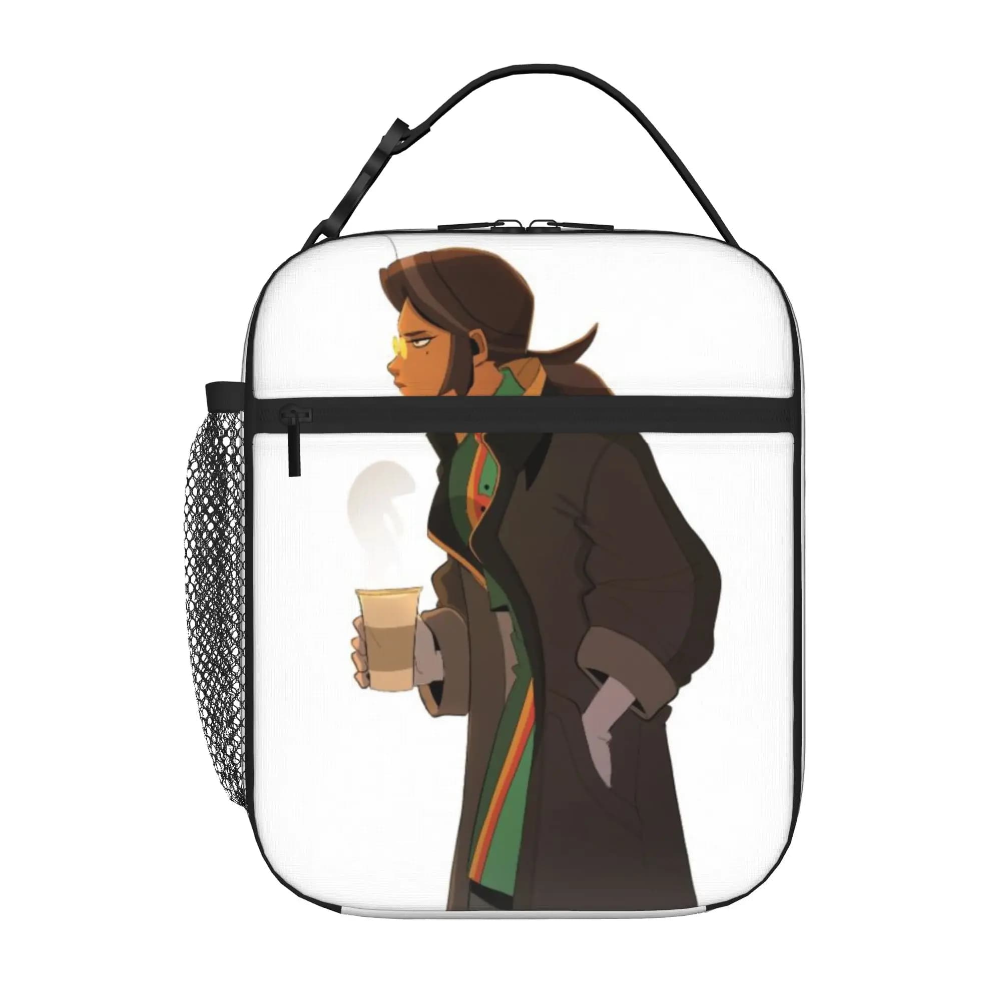 Borsa termica Andi per uso domestico/ristorante/ufficio - Contenitore per alimenti portatile e riutilizzabile unisex, non in contatto con alimenti.