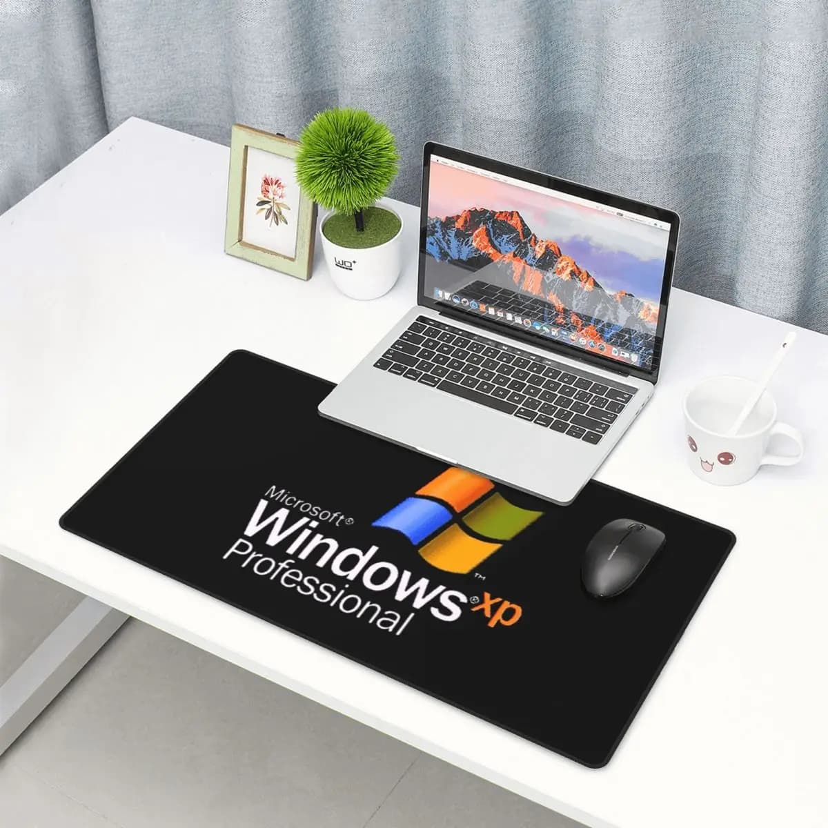 Tappetino per Mouse Grande per Windows XP, PC da Gaming, Laptop, Tastiera, Accessori per Ufficio e Scrivania