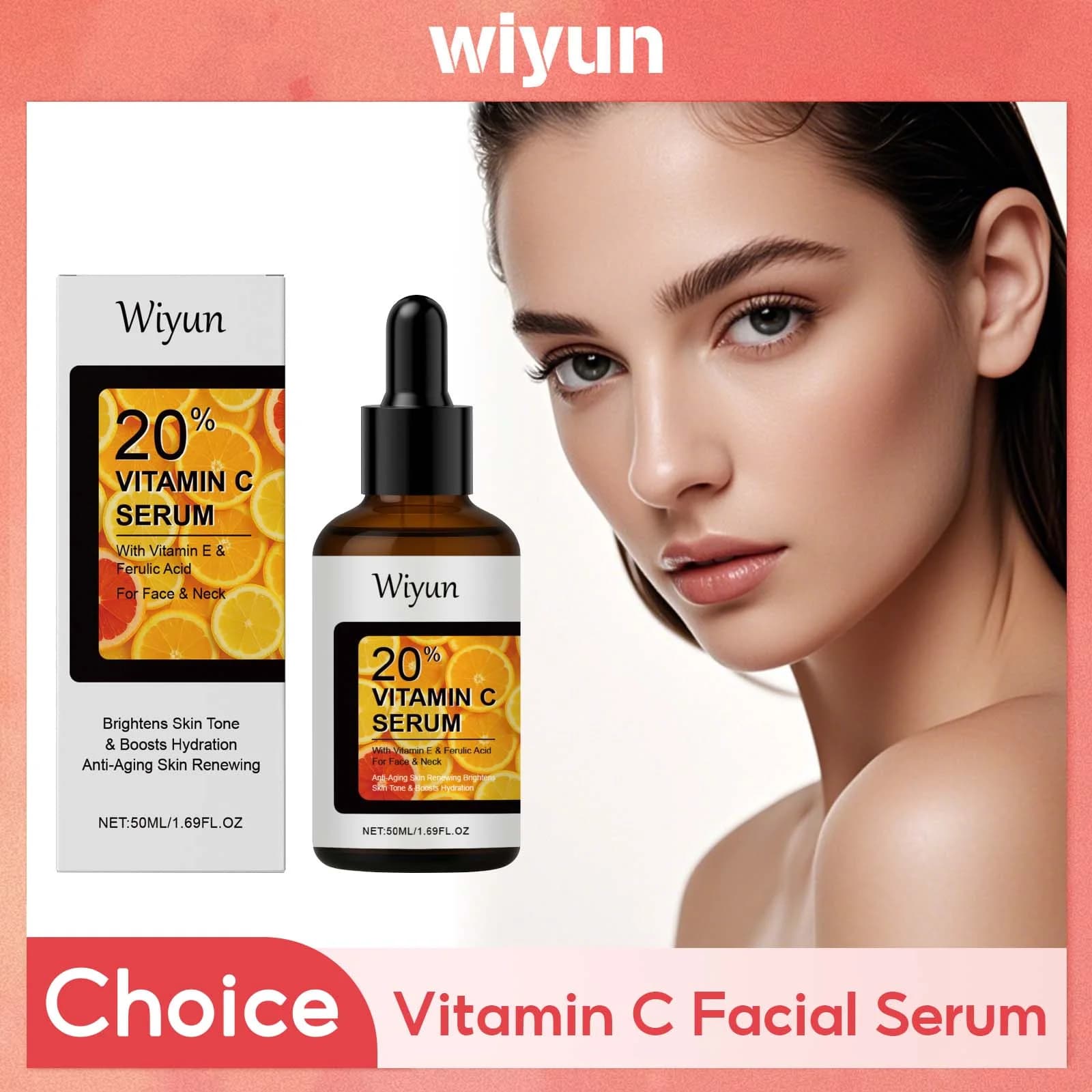 Vitamin C Fine Line Remover Face Serum Lifting Firm Remove Wrinkle Dark Spot Moisturizing Beauty Skin Whitening Brighten Essence