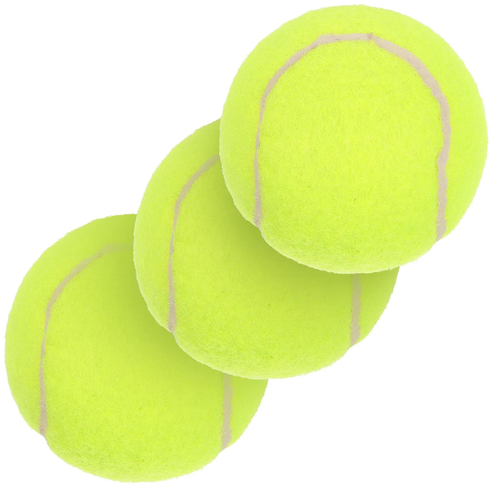 Palla da tennis portatile in gomma da 3 pezzi per allenamento, per riflessi, coordinazione occhio-mano, apprendimento e allenamento all'aperto
