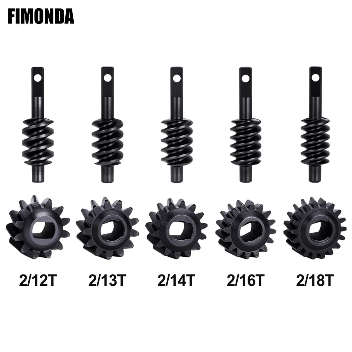 Ingranaggi in Acciaio per Differenziale a Vite Senza Fine Overdrive Underdrive 12T 13T 14T 16T 18T per Auto RC Crawler 1/30 Axial SCX30 Upgrade