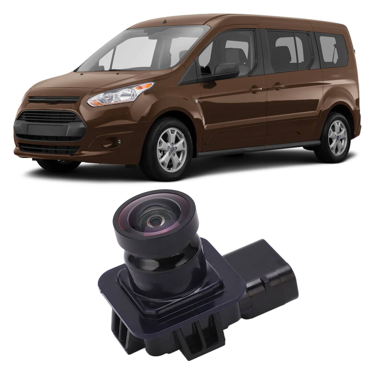 Telecamera di retromarcia per auto DT1Z 19G490 C per Ford Transit Connect 2014-2015Ti, XL, XLT, 1.6L L4 Gas, 2.5L L4 CNG, 2.5L L4 GPL
