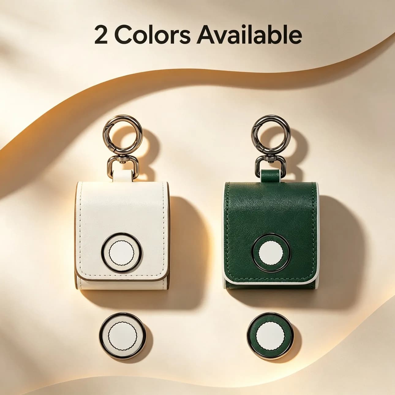 Unisex Golf Pouch 2026 New Korean Style Detachable Magnetic Ball Marker Lightweight PU Leather Hanging Gift Box Mini Outdoor