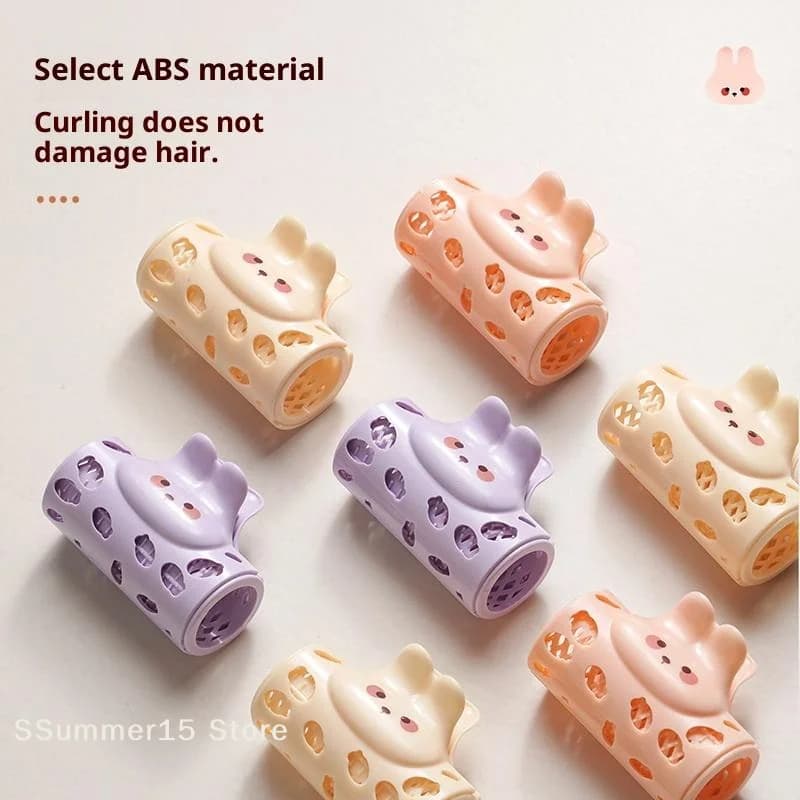 2 Bigodini pieces for Frangia and Capelli, for Women and Girls, for Voluminous Hair, with Clips, for Waves and Permanent, Bigodini per la Radice dei Capelli, Tools for Styling