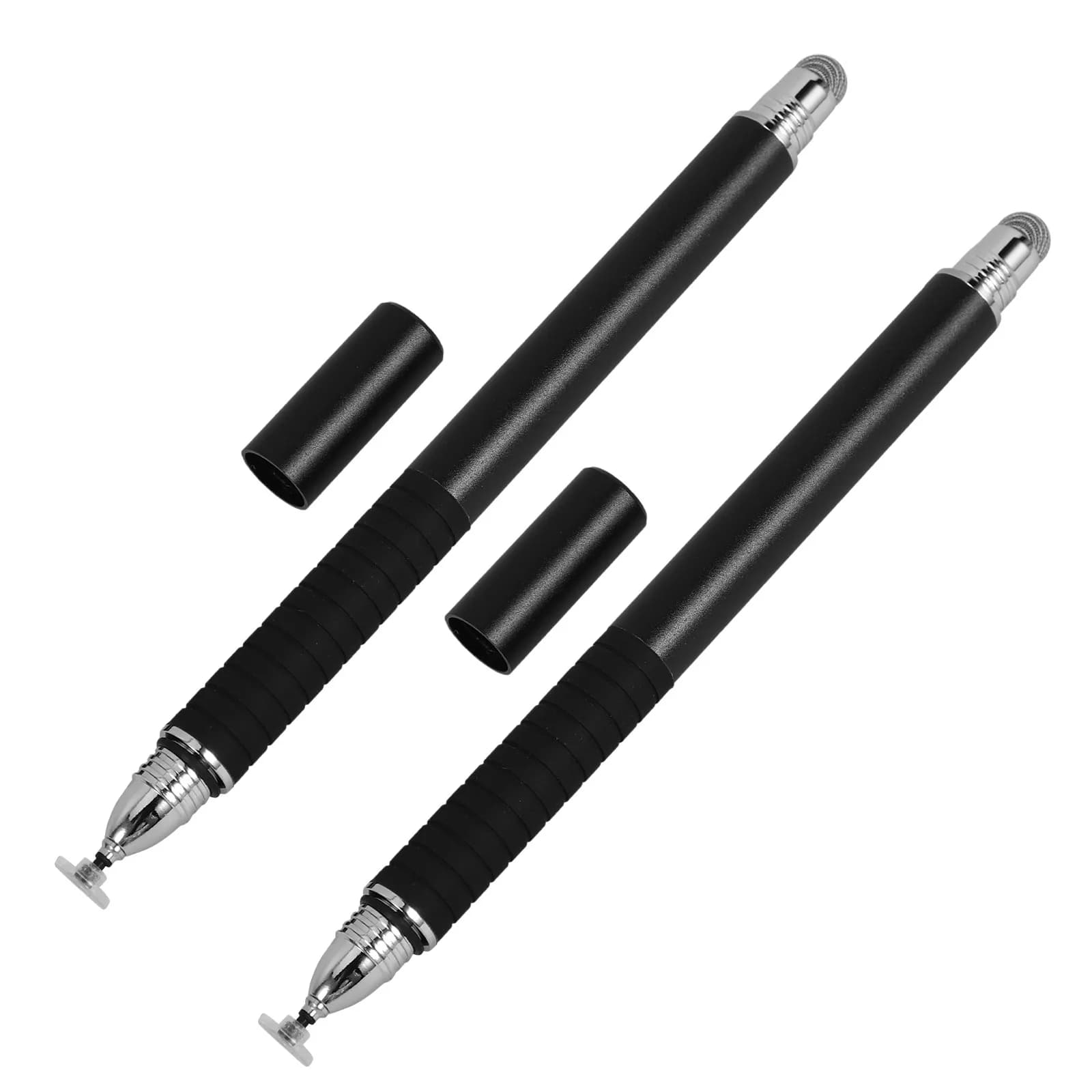 2 Pezzi Eleganti Pennini Capacitivi per Tutti i Dispositivi Touch, Tablet PC, Disegno, Prendere Appunti, Utilizzo con Guanti, Pulizia Schermo