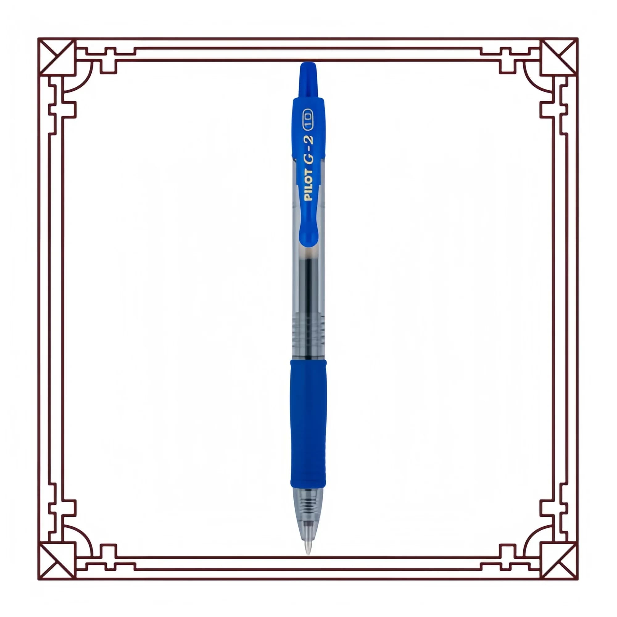 Confezione da 12 penne roller in gel premium: inchiostro blu con punta da 1 mm per una scrittura fluida e un uso in ufficio
