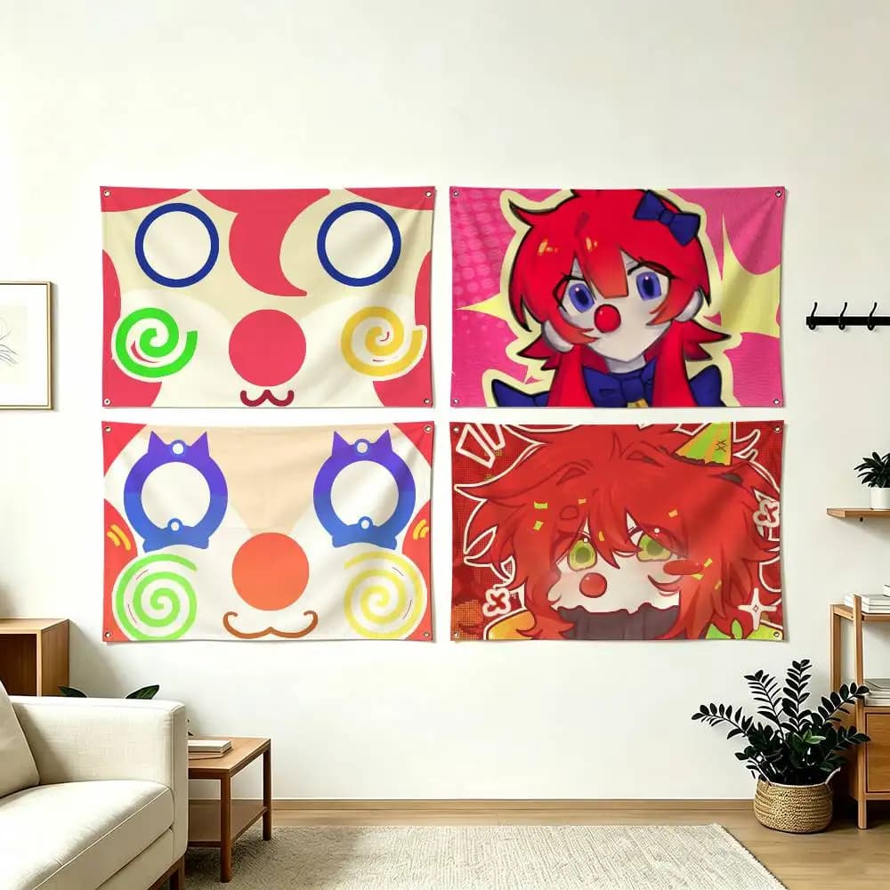 M-Moe A Reject Game Flags Wall Hanging Tapestry Outdoor Garage Room Decorative flag Background Blanket