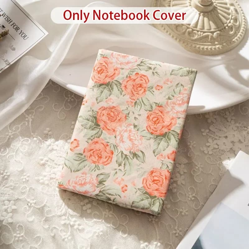 A5/A6 Cloth Fabric Weeks Cover Cute Animal Flower Weekly Diary Planner Notebook Sleeve Book Cover Protector Sleeve Decor