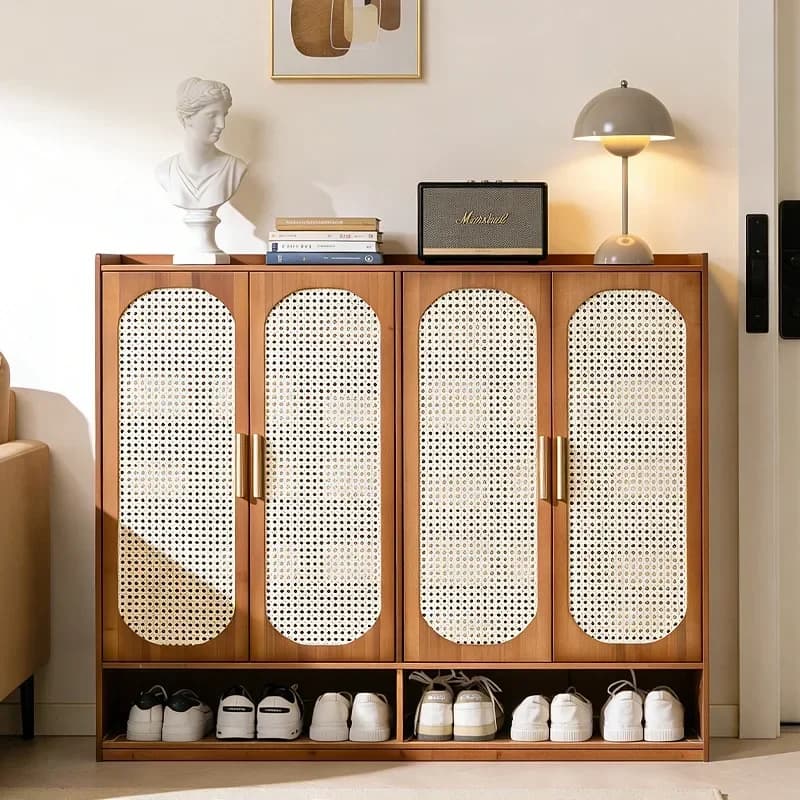 New model Internet Celebrity Shoe Rack Multi-layer Strong And Durable Simple Shoe Cabinet Dust Belt Curtain