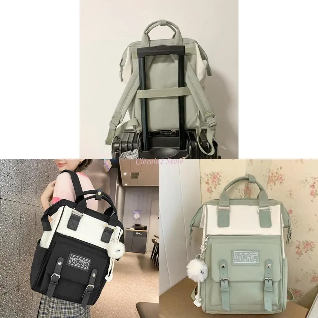 Y1UB Stylish Nylon Backpack Borse School Bags Rackspack Borse da daypack per studenti delle scuole superiori e senior