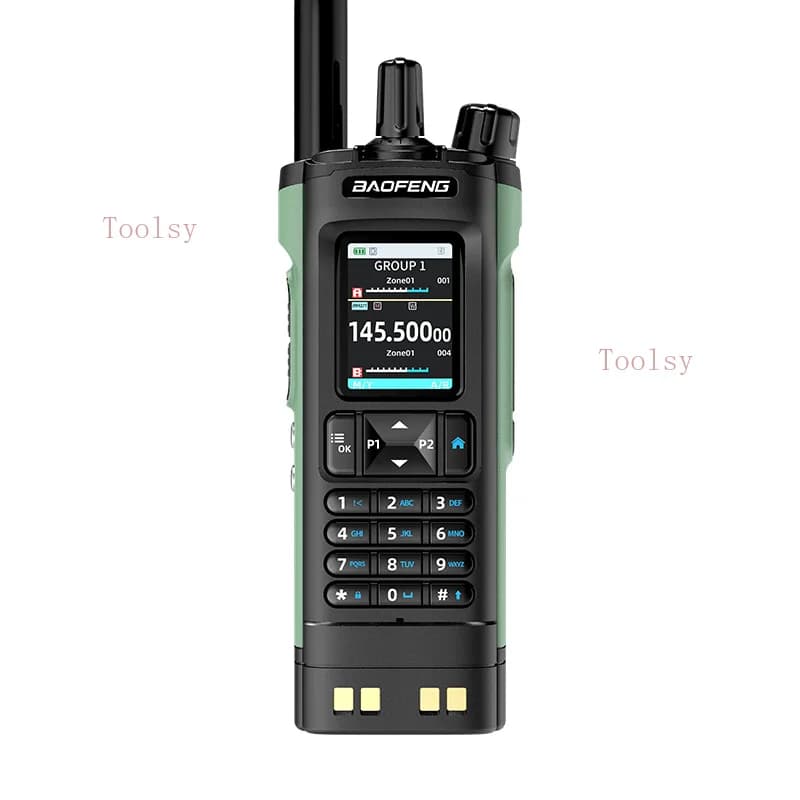 BAOFENG DM32 Walkie Talkie DMR GPS 10W Programmazione Multi Band Frequenza di copia wireless Tipo-C campeggio esterno Caccia Ham radio