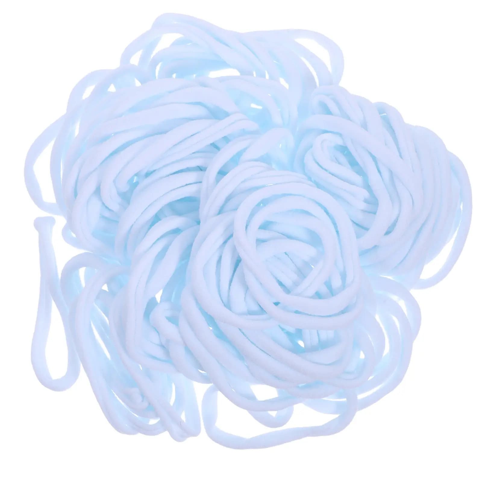 96Pcs Polyacrylic Weaving Loops Refill for Potholder Loom Stretchy Craft Cord DIY Coasters Wallets Family Fun Elastic Bungee
