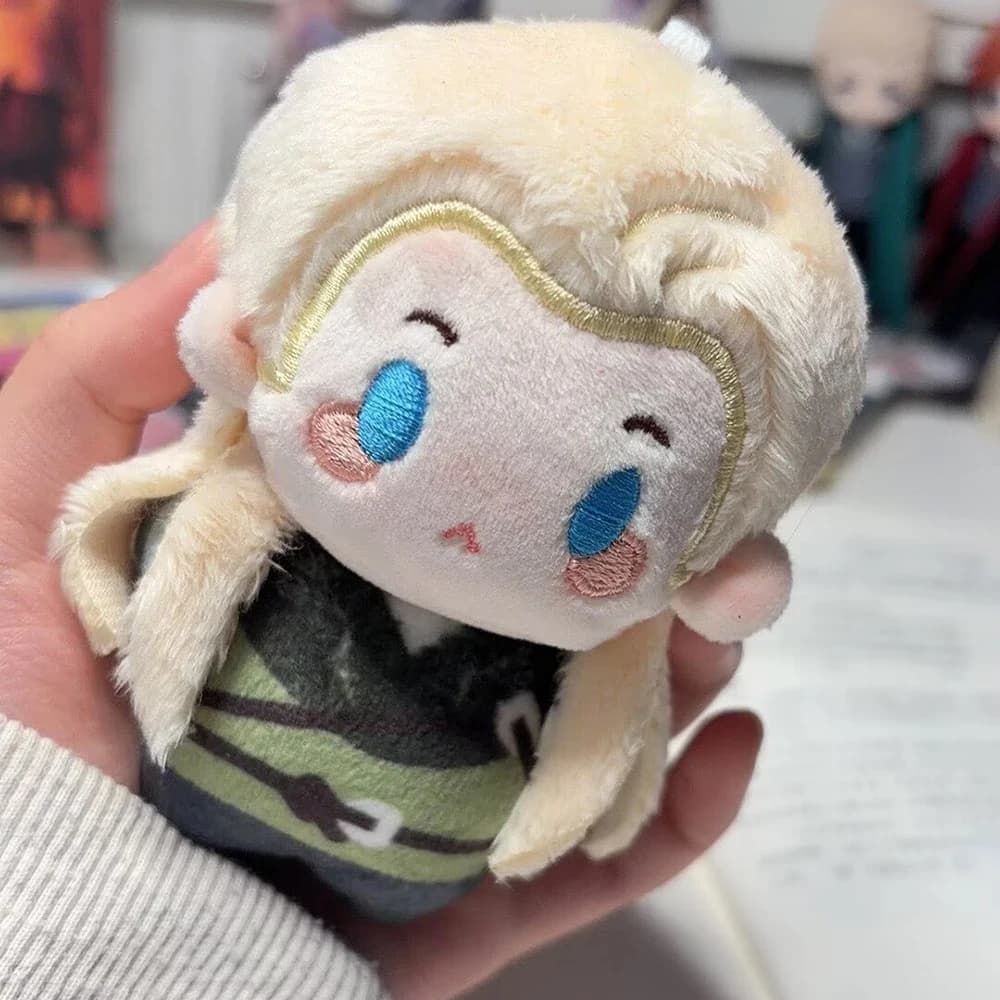 Peluche con Anelli da 10 cm, Ciondolo Legolas, Regalo di Compleanno, Giocattoli Imbottiti Stampati per Zaini, Regali per Fan e Collezionisti, Articoli per Feste