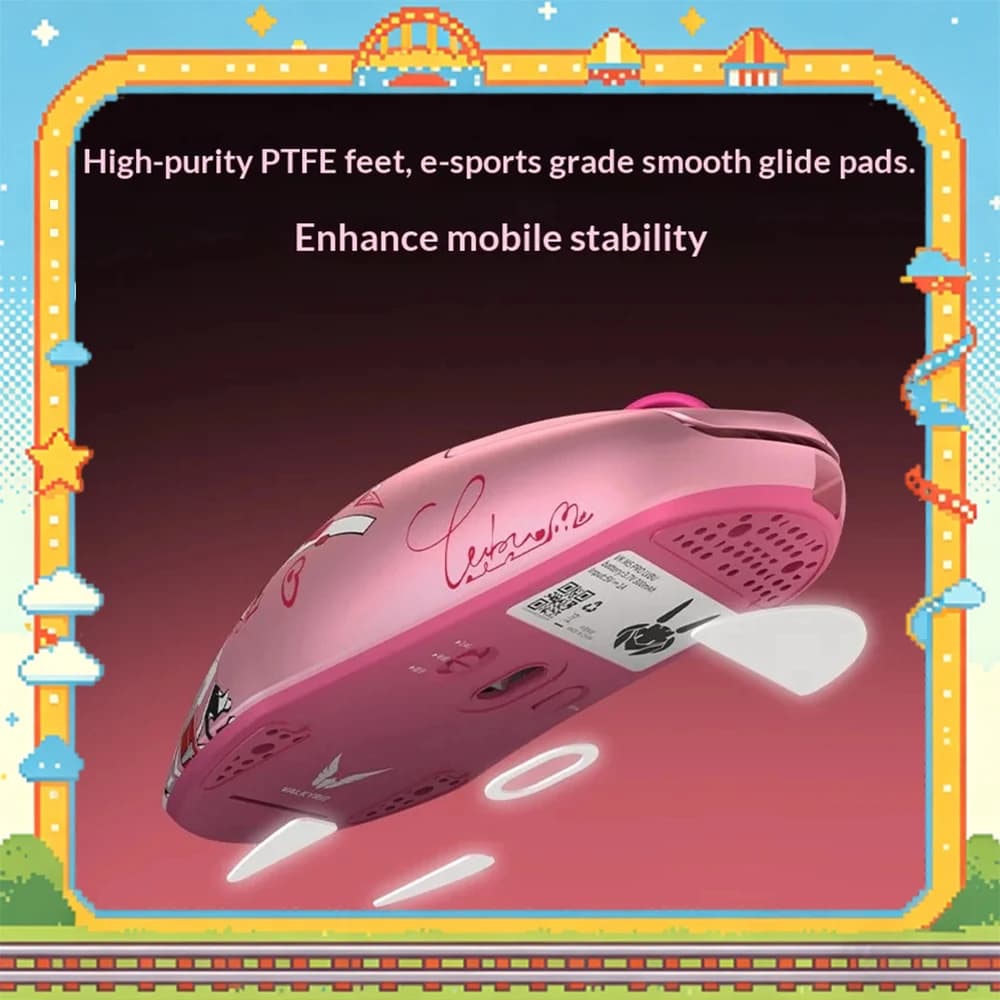VALKYRIE VK M5 Pro Mouse Tri Mode Wireless Gaming Mouse Wired 2.4GHz Bluetooth Low Latency Lightweight Mouse PC Accessories
