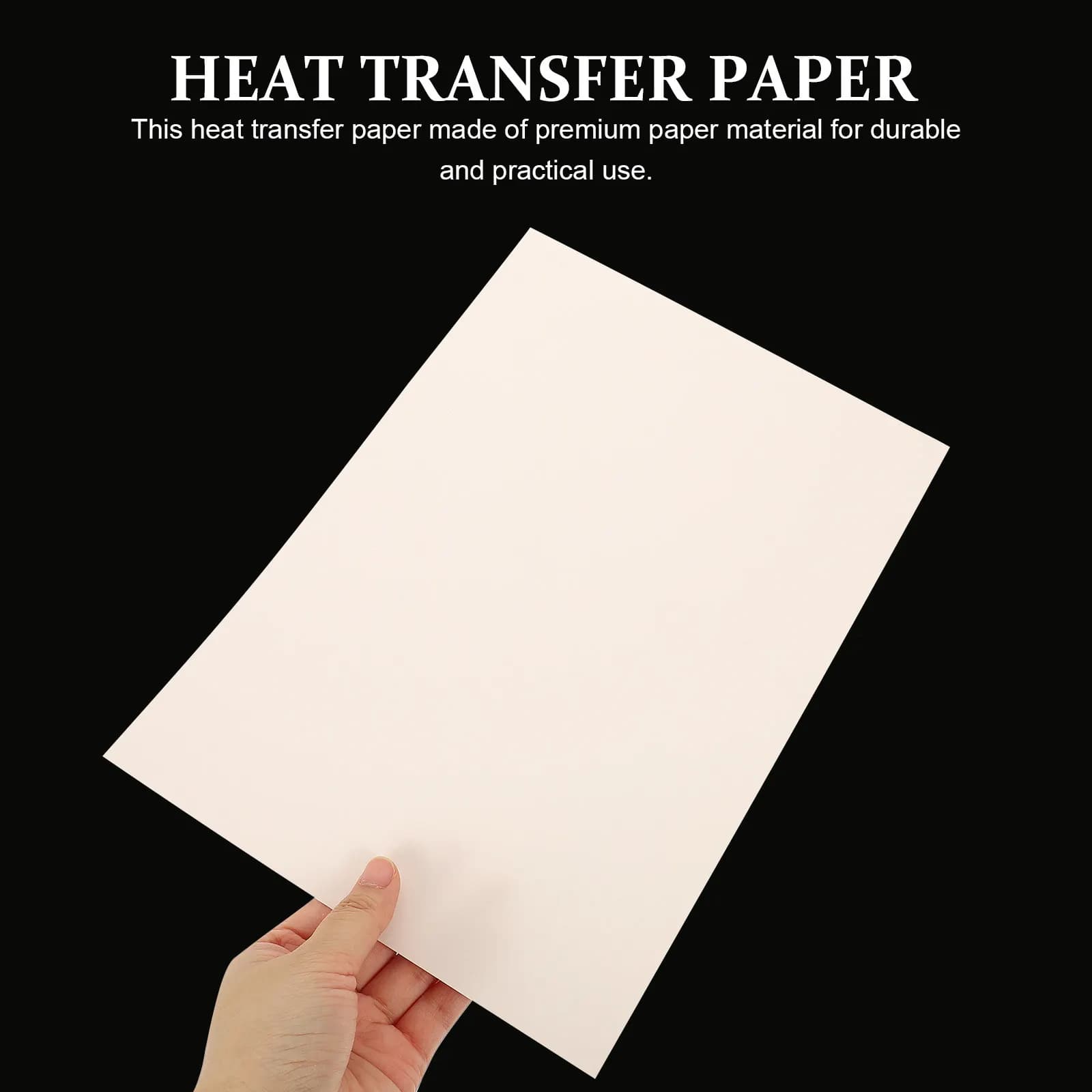 100 Fogli di Carta per Trasferimento a Sublimazione Stampabile a Getto d'Inchiostro per Uso Domestico Fai-da-Te, Accessori per Stampa su Magliette con Pressa a Caldo