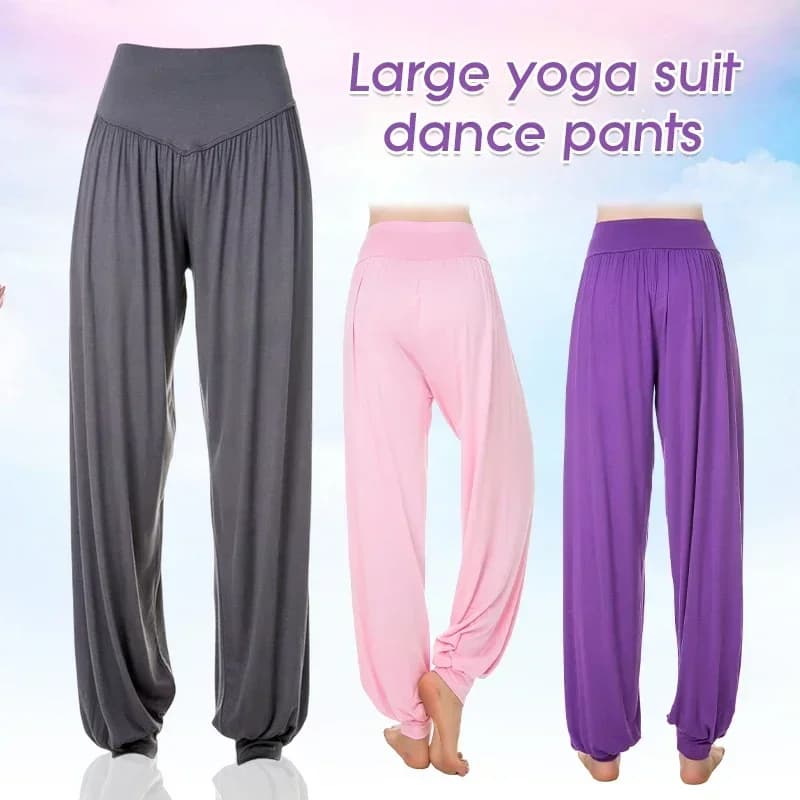 Estate donna Bloomers Modal Harem Pants pantaloni sportivi Casual tinta unita larghi palestra Yoga pantaloni da Jogging pantaloni larghi da ballo
