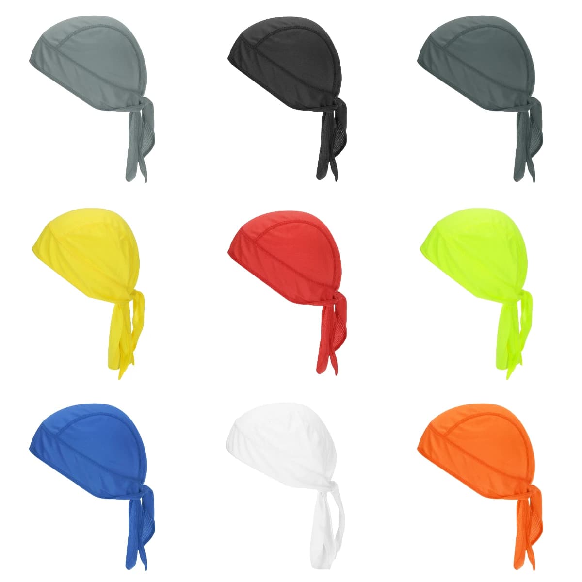 Uxcell Bandana Multifunzione per Ciclismo e Corsa, Cappello Sportivo Traspirante e Rinfrescante, Sottocasco Assorbente